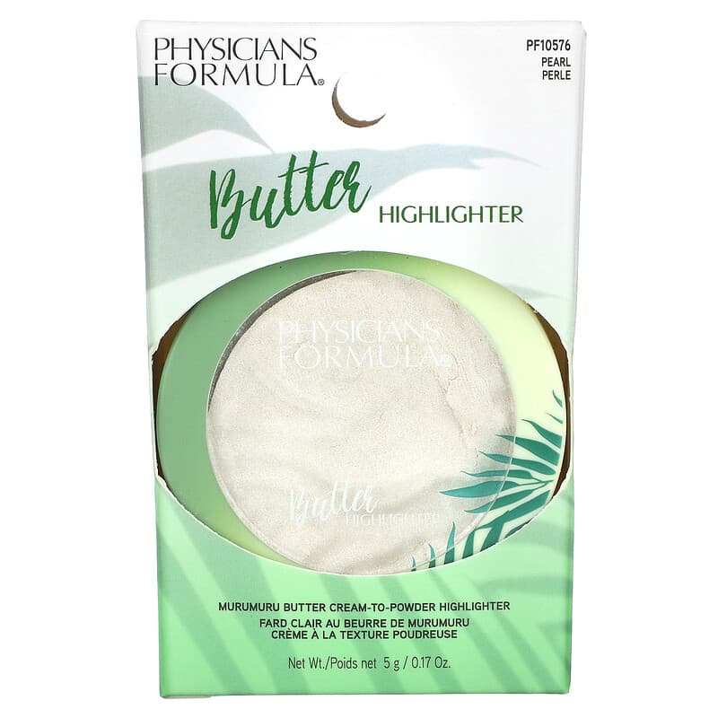 Physicians Formula, Butter Highlighter, Cream to Powder Highlighter, Pearl, 0.17 oz (5 g)