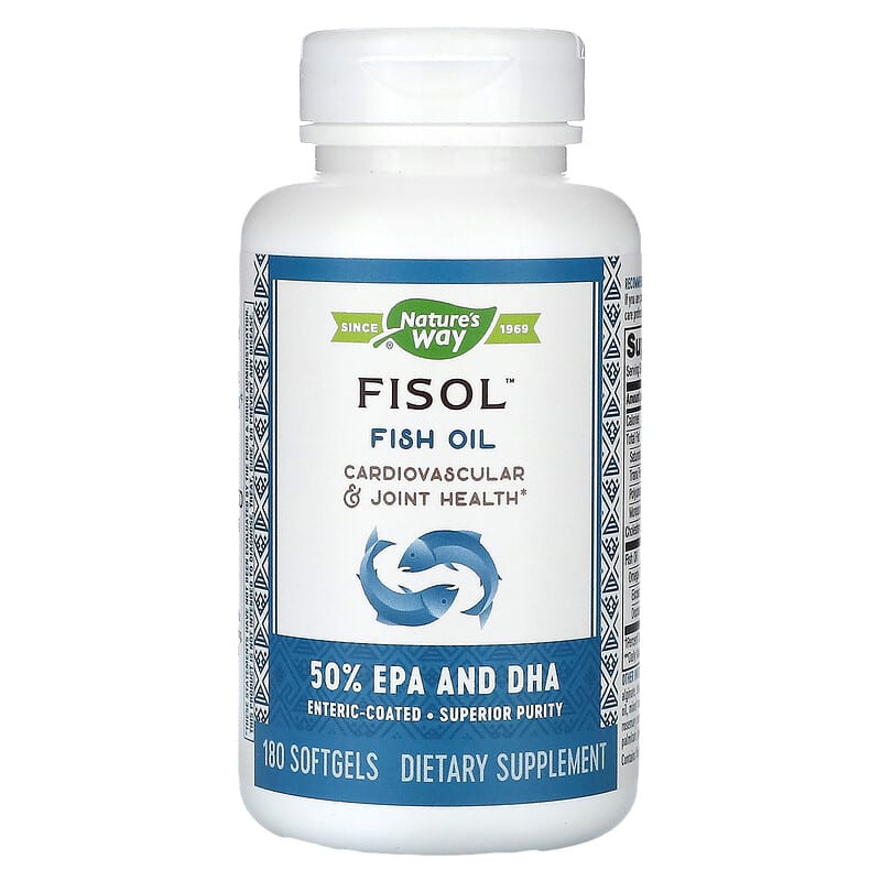 Nature's Way, Fisol, Fish Oil, 180 Softgels