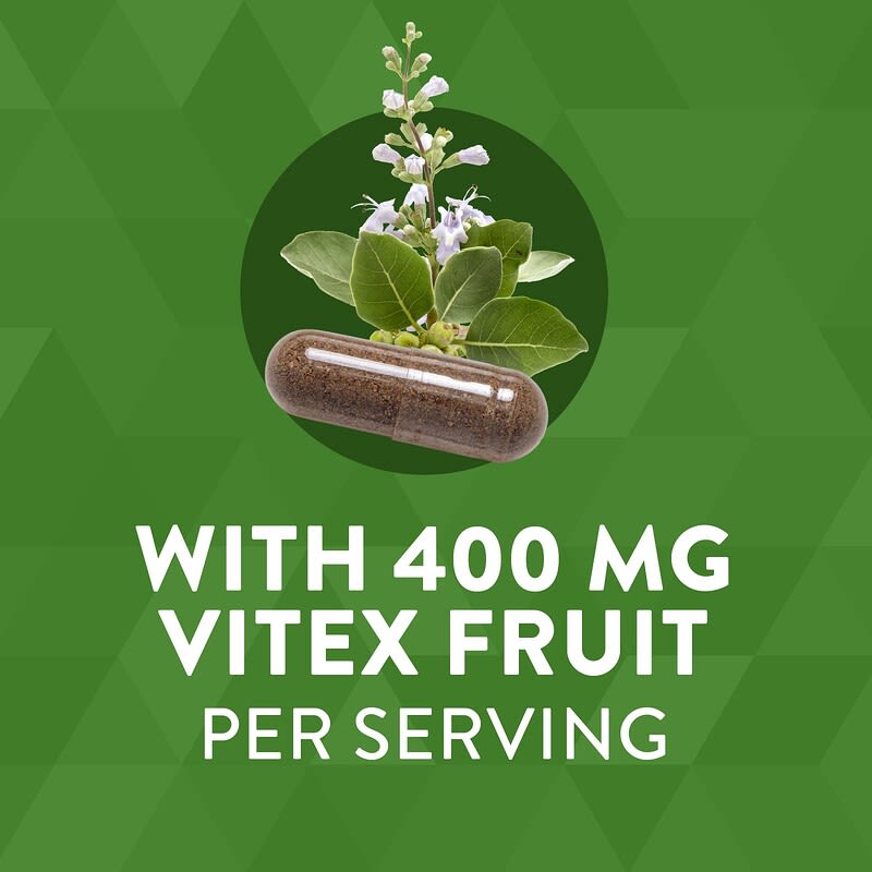 Nature's Way, Vitex Fruit, 400 mg, 100 Vegan Capsules