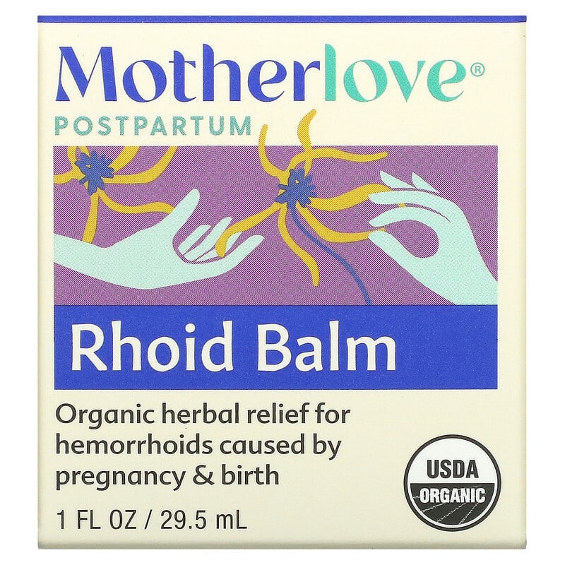 Motherlove, Postpartum Rhoid Balm, 1 fl. oz (29.5 ml)