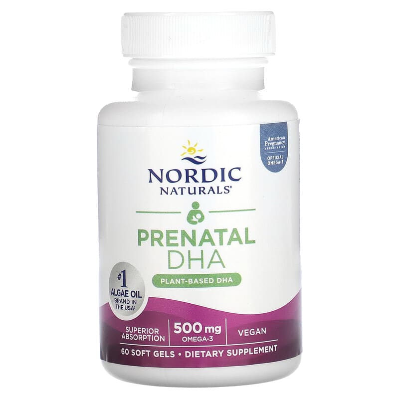 Nordic Naturals, Prenatal DHA, 250 mg, 60 Soft Gels