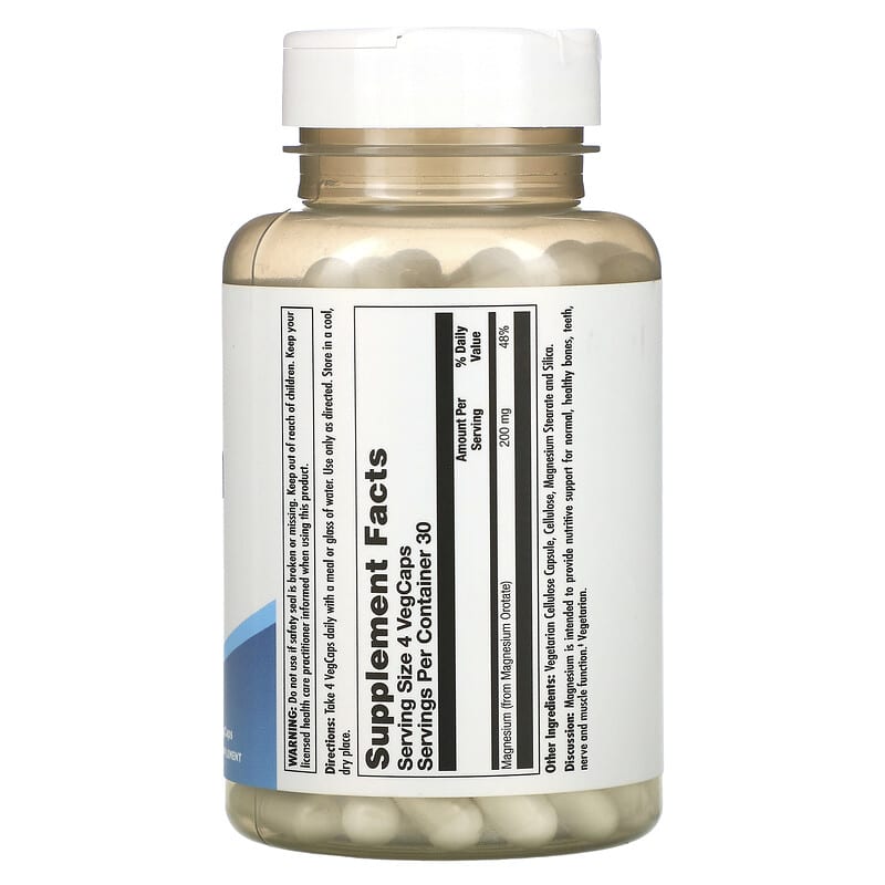 KAL, Magnesium Orotate 200, 50 mg, 120 Vegcaps