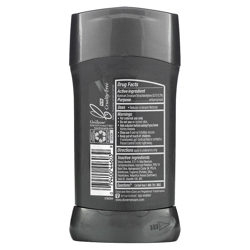 Dove, Men+Care, Anti-Perspirant Deodorant, Sensitive Shield, 2.7 oz (76 g)