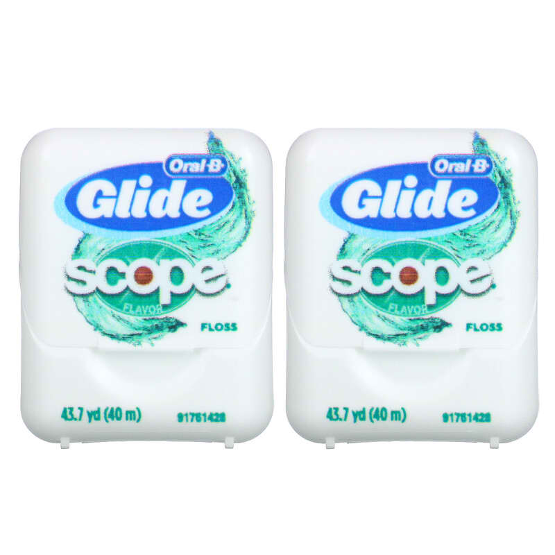 Oral-B, Glide, Scope Floss, 2 Count, 43.7 yd (40 m) Each