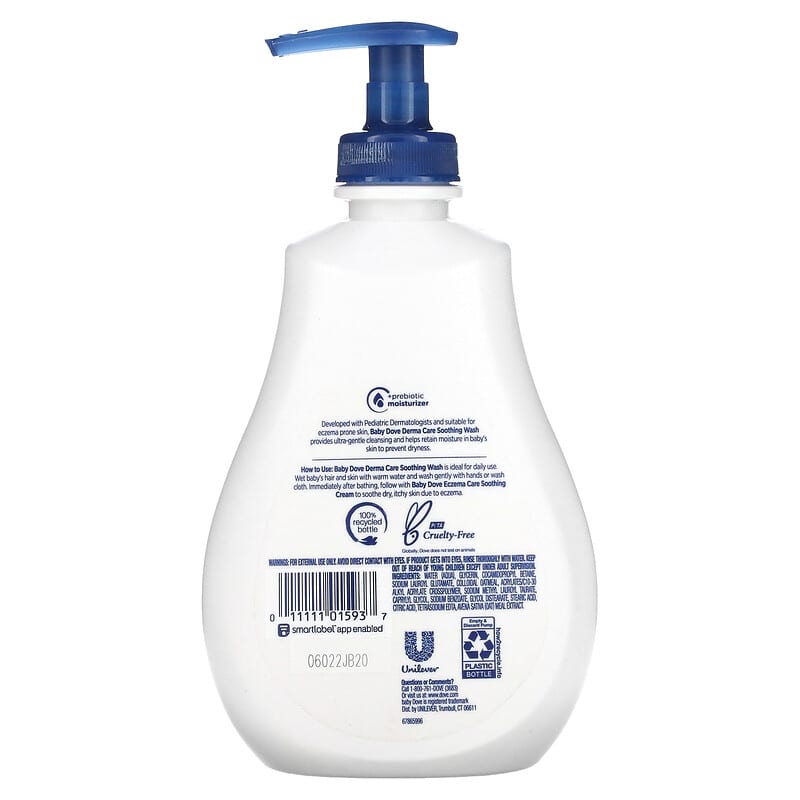 Dove, Baby, Derma Care, Soothing Wash, 13 fl oz (384 ml)