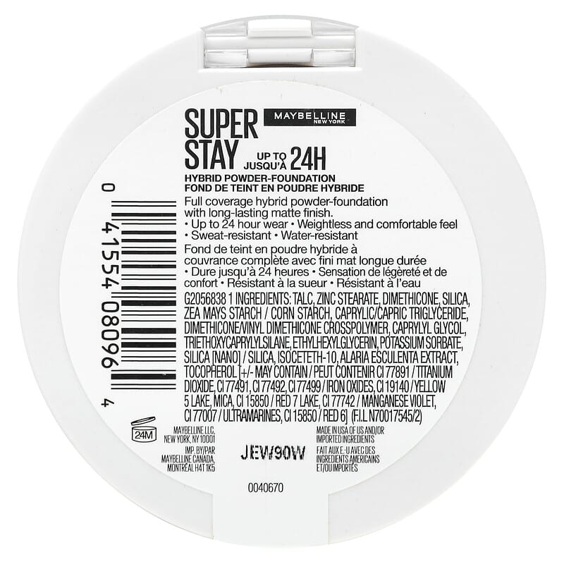 Maybelline, Super Stay, Hybrid Powder-Foundation, 120, 0.21 oz (6 g)