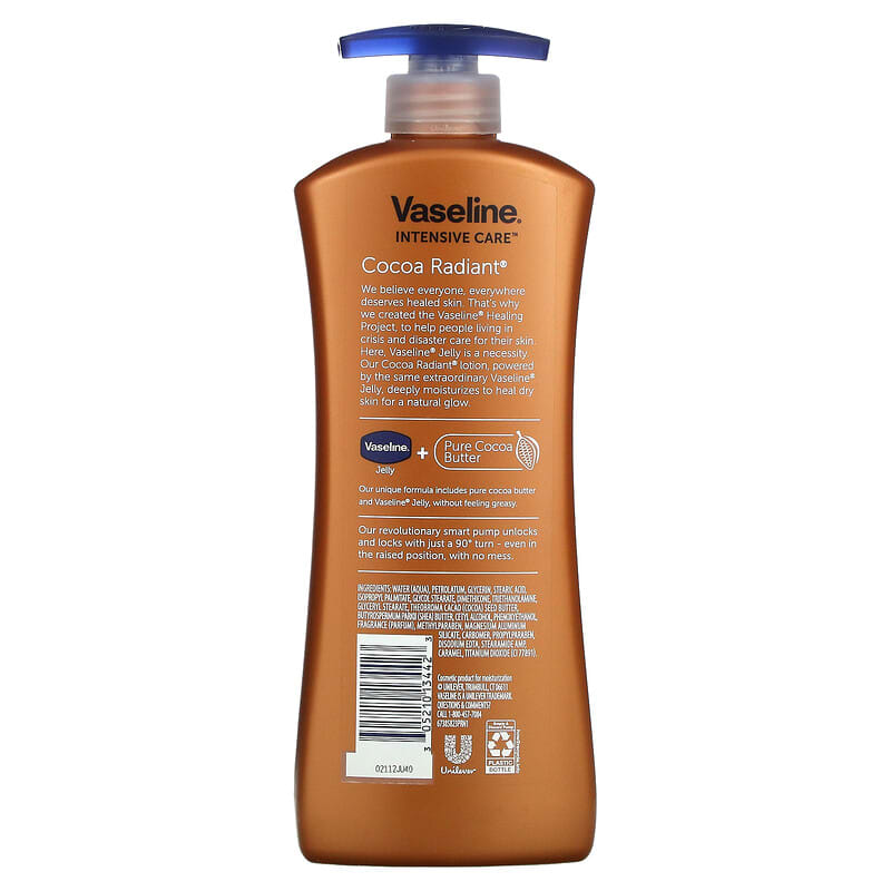 Vaseline, Intensive Care, Cocoa Radiant Body Lotion, 20.3 fl oz (600 ml)