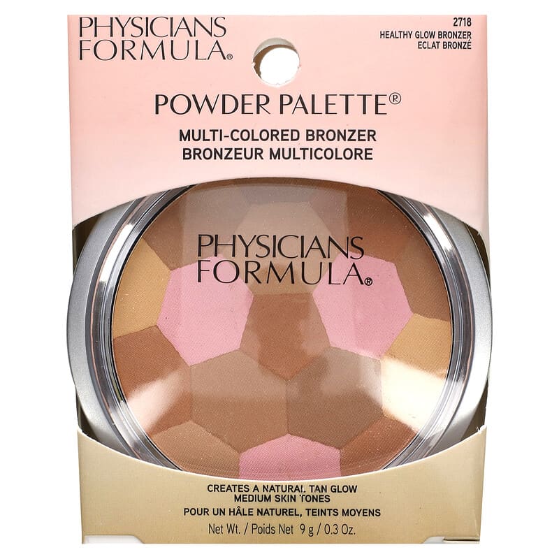 Physicians Formula, Powder Palette, Multi-Colored Bronzer, Healthy Glow Bronzer, 0.3 oz (9 g)