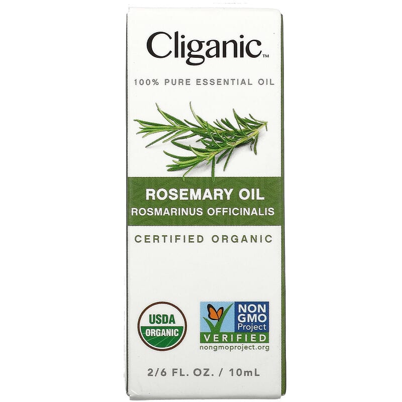 Cliganic, 100% Pure Essential Oil, Rosemary Oil, 0.33 fl oz (10 ml)