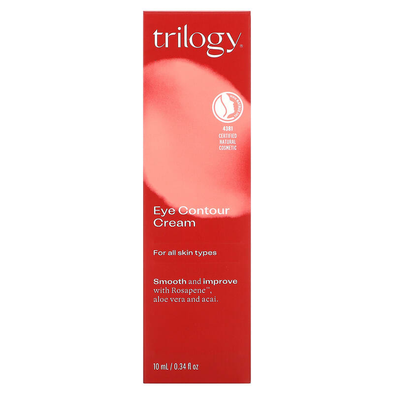 Trilogy, Eye Contour Cream, 0.34 fl oz (10 ml)