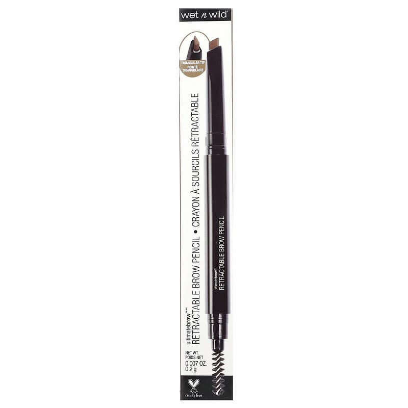 wet n wild, Ultimate Brow, Retractable Brow Pencil, Taupe, 0.007 oz (0.2 g)