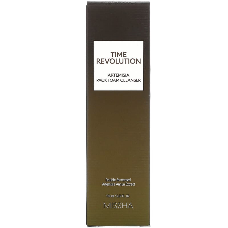 Missha, Time Revolution, Artemisia Pack Foam Cleanser, 5.07 fl oz (150 ml)