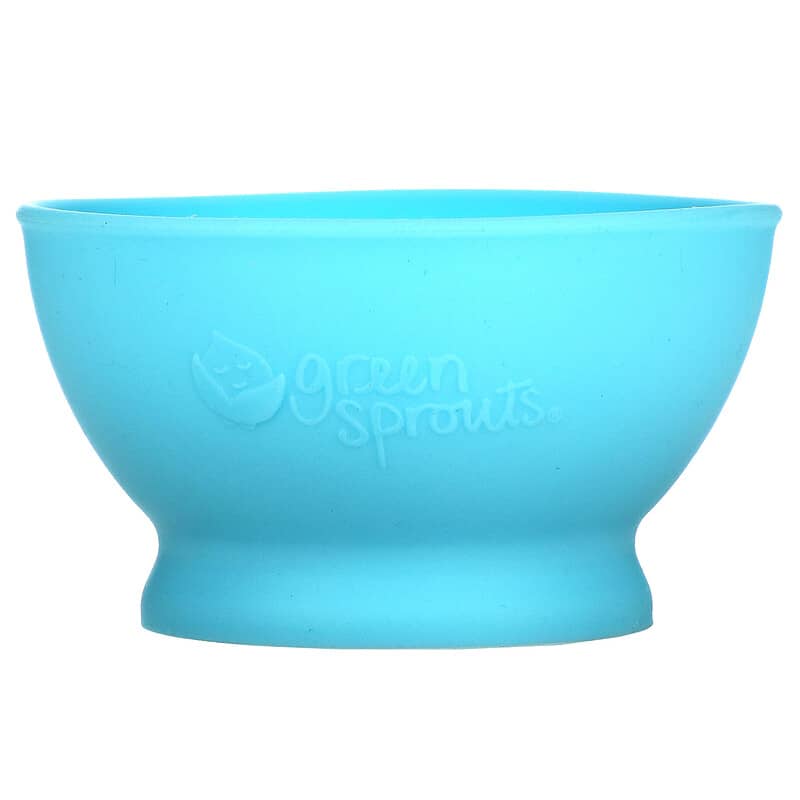 Green Sprouts, Feeding Bowl, 6+ Months, Aqua, 1 Bowl, 7 oz (207 ml)