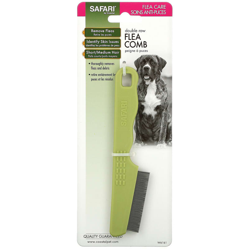 Safari, Double Row Flea Comb for Dogs, 1 Comb