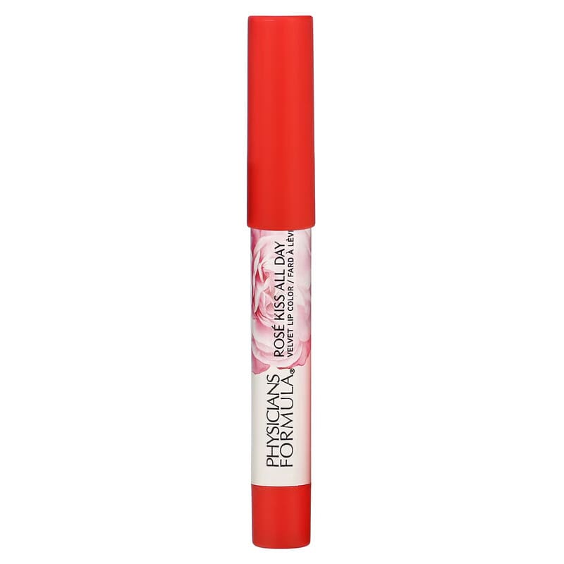 Physicians Formula, Rose Kiss All Day, Glossy Lip Color, Hot Lips,  0.15 oz (4.3 g)