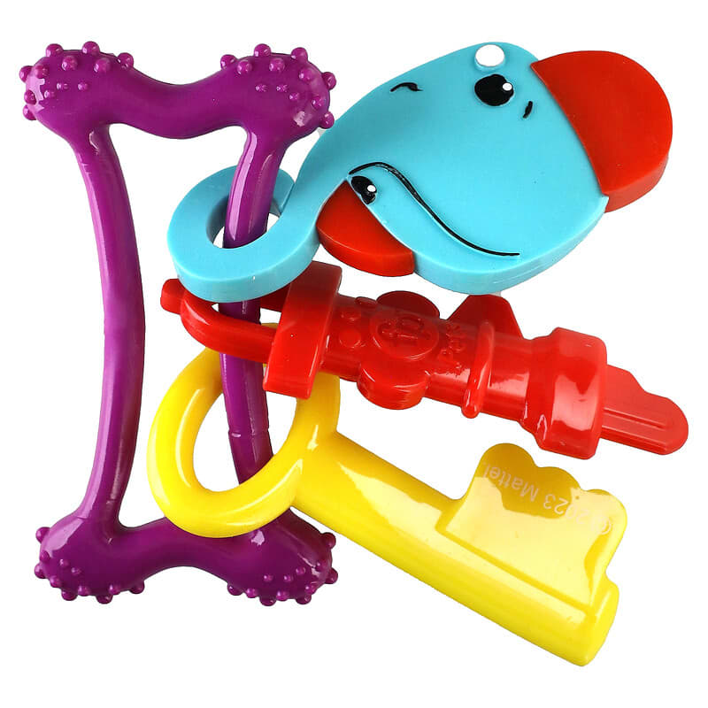 Fisher-Price, Pets, Key-9 Chews, Teething Toy, For Puppy, 1 Chew Toy