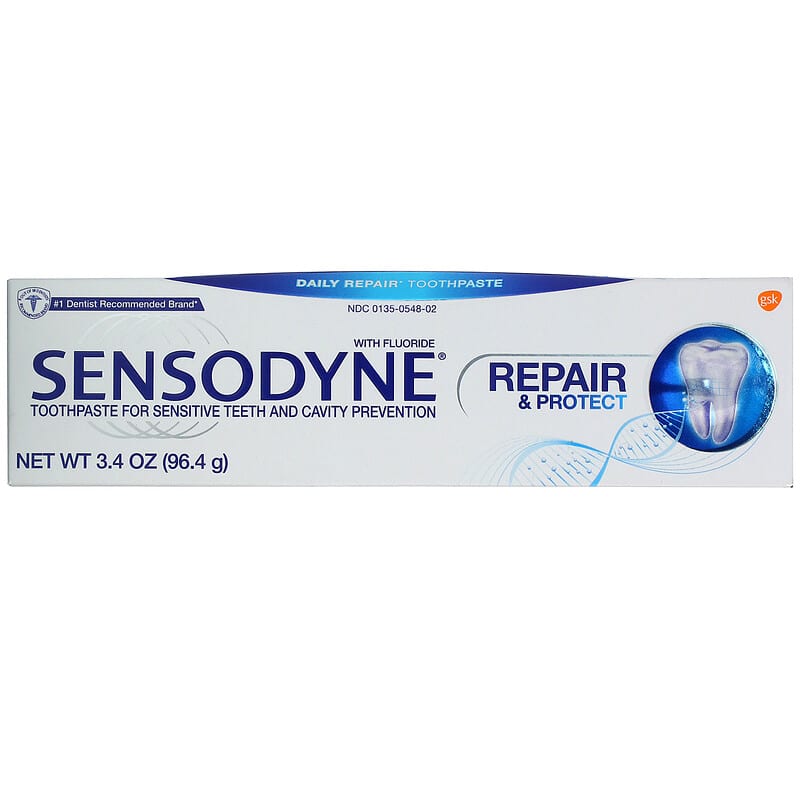 Sensodyne, Repair & Protect Toothpaste with Fluoride, 3.4 oz (96.4 g)