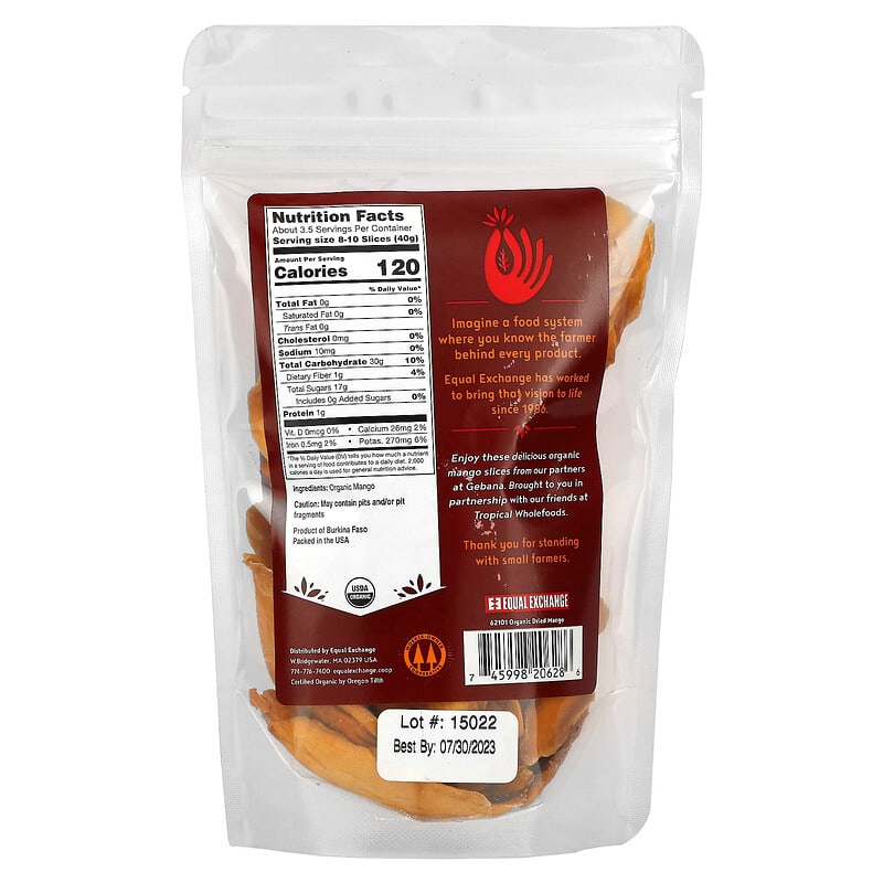 Equal Exchange, Organic Dried Mango, 5 oz (142 g)