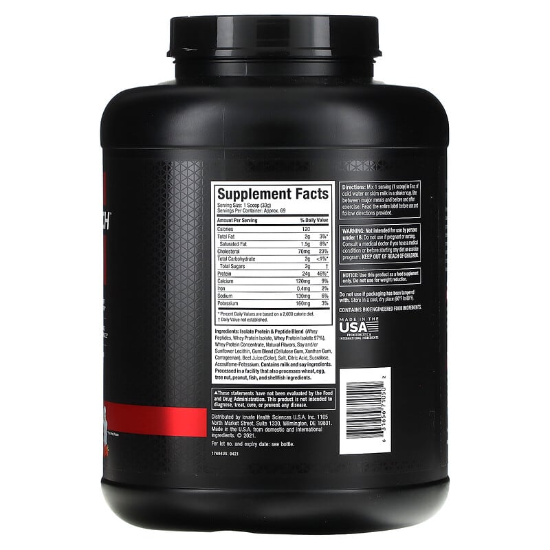 MuscleTech, Nitro Tech 100% Whey Gold, Strawberry Shortcake, 5.03 lbs (2.28 kg)