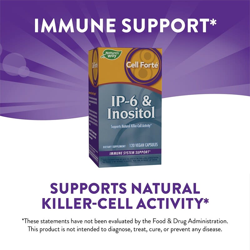 Nature's Way, Cell Forté, IP-6 & Inositol, 120 Vegan Capsules