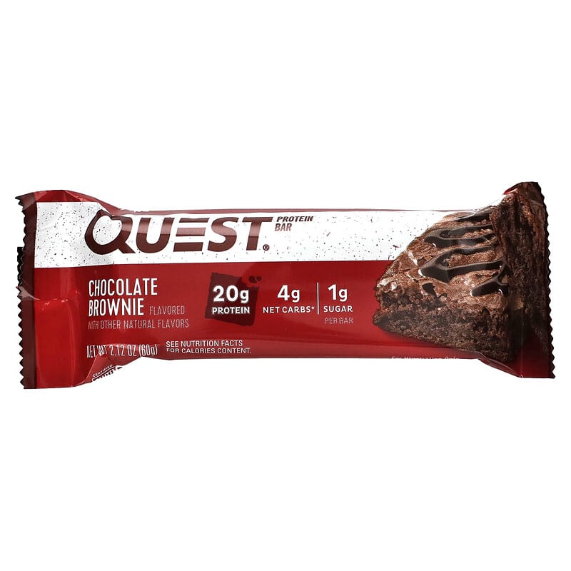 Quest Nutrition, Protein Bar, Chocolate Brownie, 12 Bars, 2.12 oz (60 g) Each