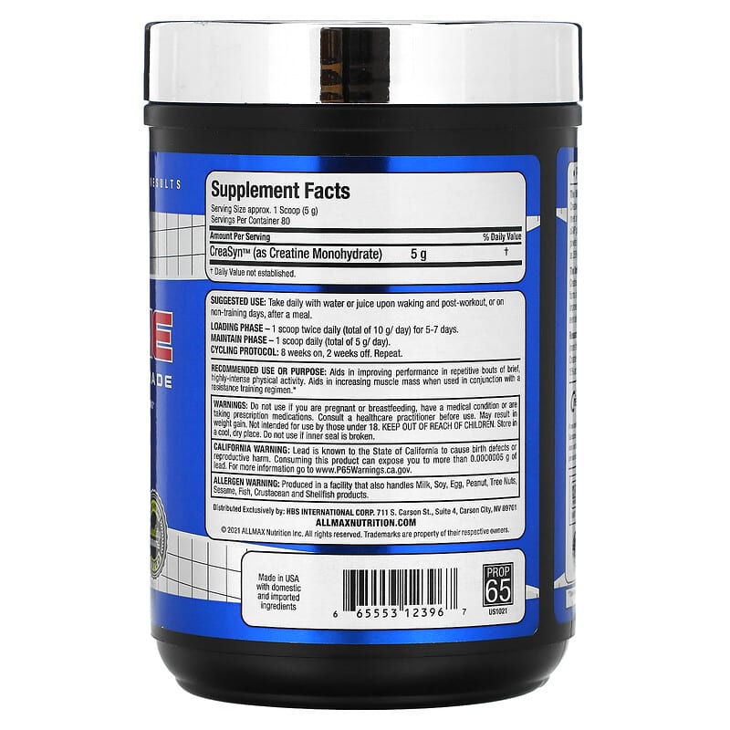 ALLMAX, Creatine, Pharmaceutical Grade, 14.11 oz (400 g)