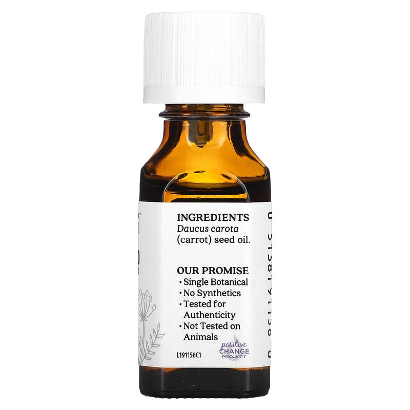 Aura Cacia, Pure Essential Oil, Carrot Seed, 0.5 fl oz (15 ml)