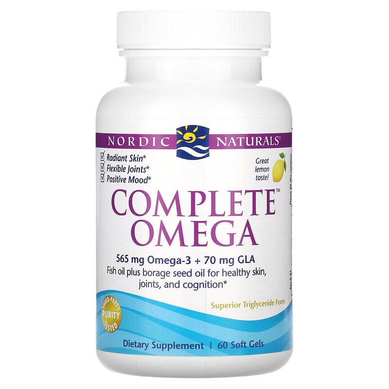 Nordic Naturals, Complete Omega, Lemon, 60 Soft Gels