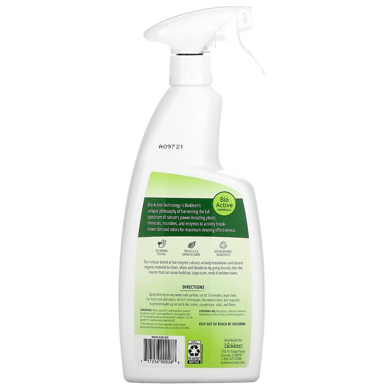 Biokleen, Bac Out, Bathroom Cleaner, Lavender Lime, 32 fl oz (946 ml)