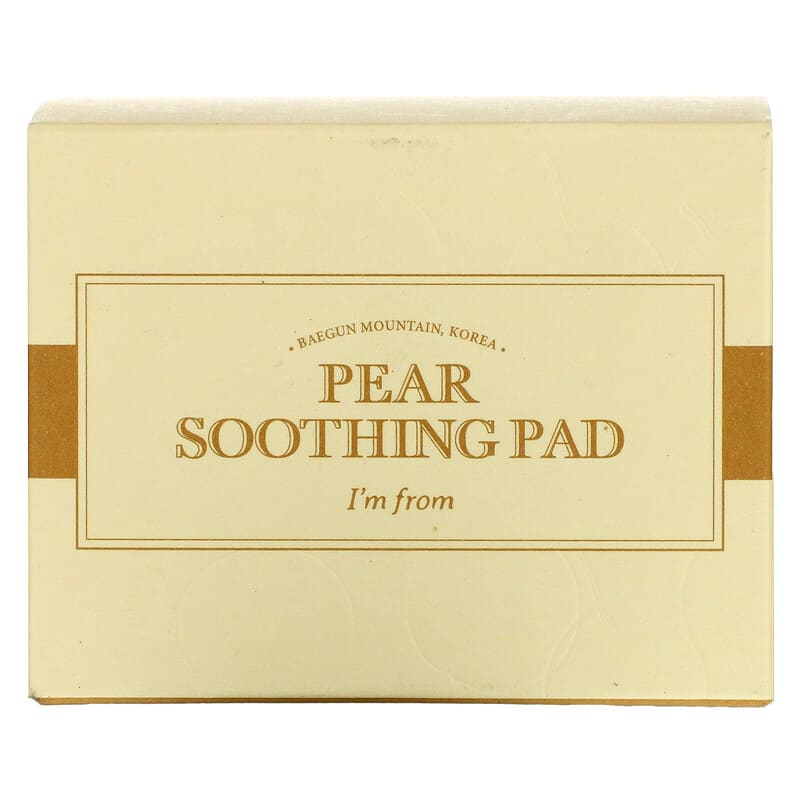 I'm From, Pear Soothing Pad, 60 Pads, 4.22 fl oz (125 ml)