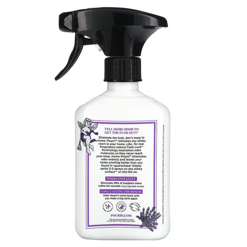 Poo-Pourri, Home-Pourri, Air + Fabric, Multi- Purpose Odor Eliminator, Lavender Sage, 11 fl oz (325 ml)