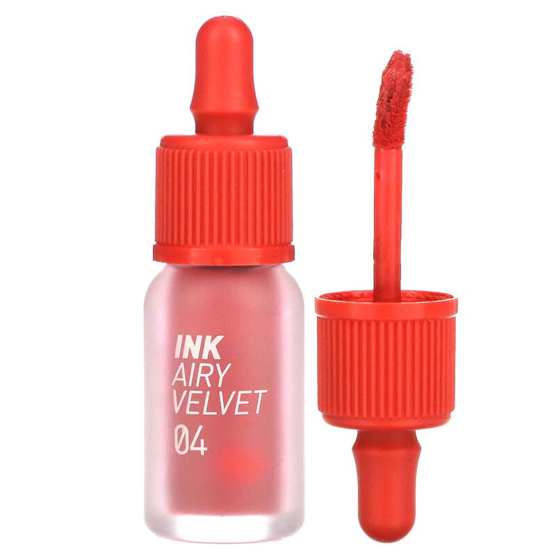 Peripera, Ink Airy Velvet Lip Tint, 04 Pretty Pink, 0.14 oz (4 g)