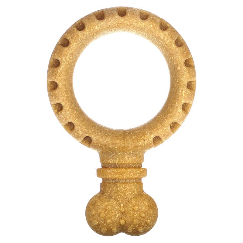 Arm & Hammer, Barkies for Moderate Chewers, Dental Toy for Dogs, Ring, Peanut Butter, 1 Toy