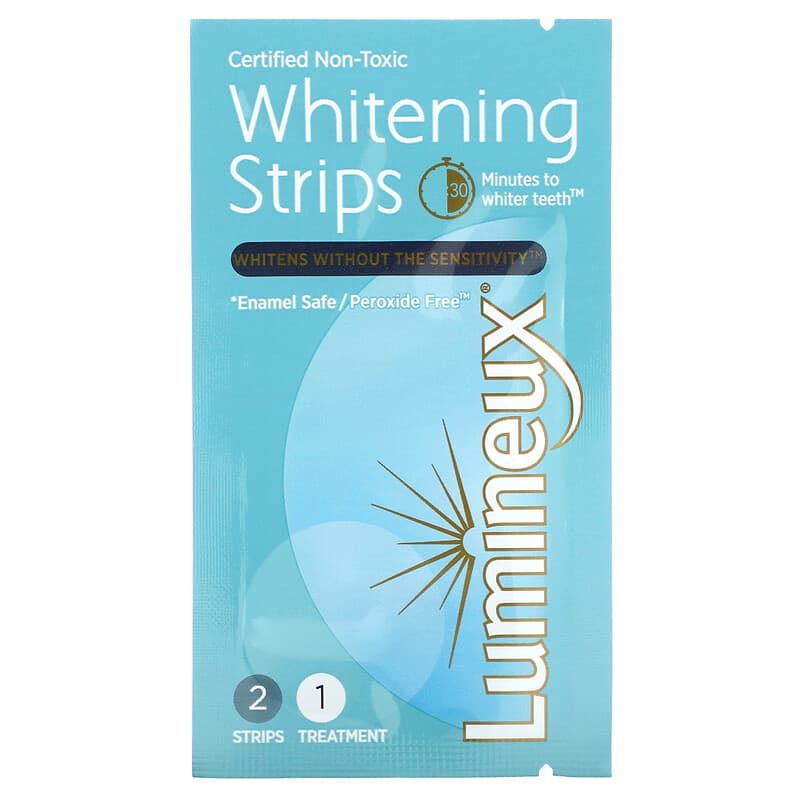 Lumineux Oral Essentials, Certified Non-Toxic Whitening Strips, 28 Strips