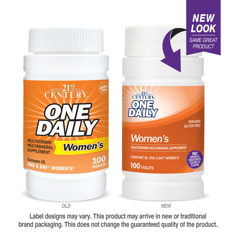 21st Century, One Daily, Women's, 100 Tablets