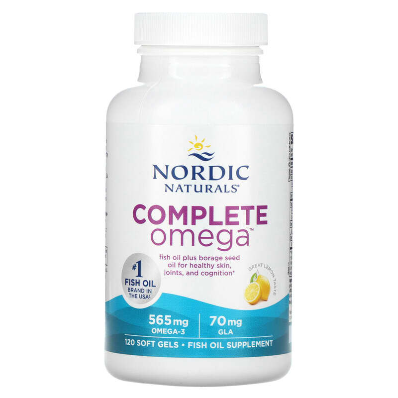 Nordic Naturals, Complete Omega, Lemon, 120 Soft Gels