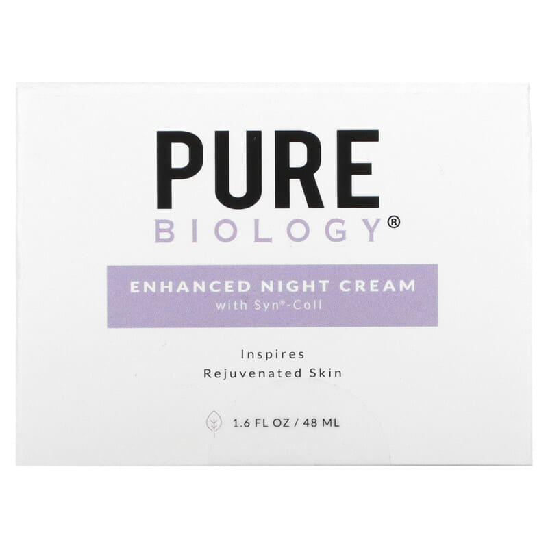 Pure Biology, Enhanced Night Cream, 1.6 fl oz (48 ml)