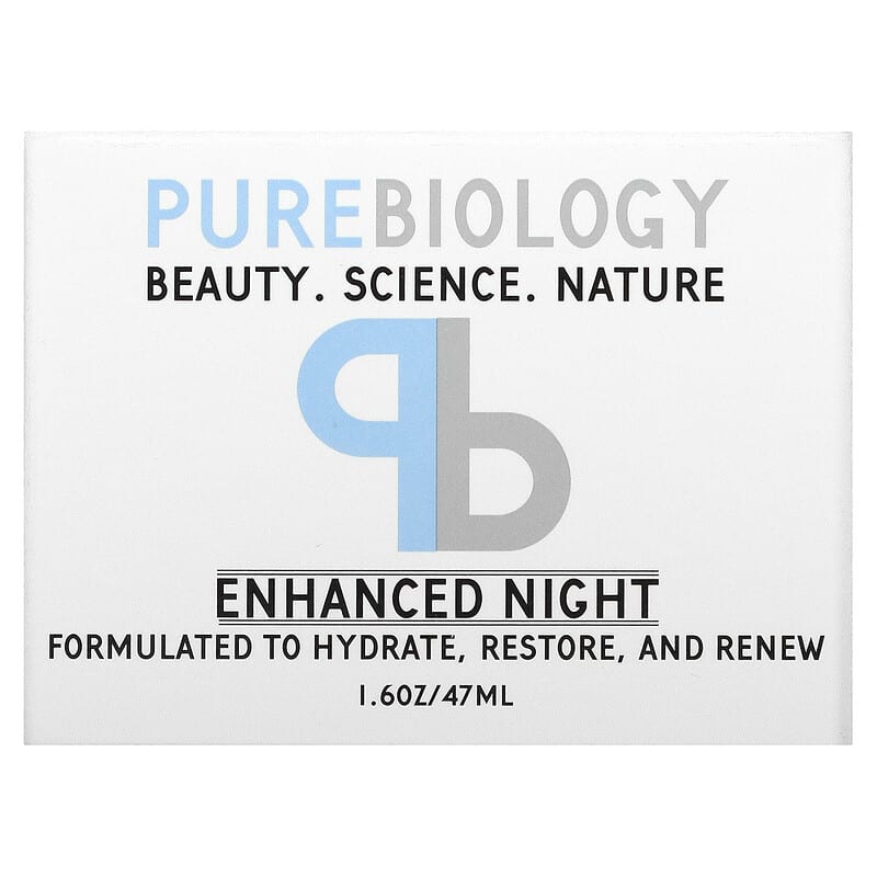 Pure Biology, Enhanced Night Cream, 1.6 oz (47 ml)