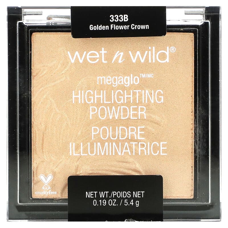 wet n wild, MegaGlo Highlighting Powder, Golden Flower Crown, 0.19 oz (5.4 g)