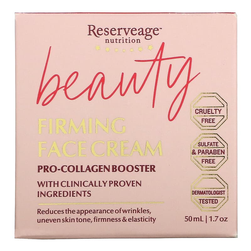 Reserveage Nutrition, Beauty Firming Face Cream, 1.7 oz (50 ml)