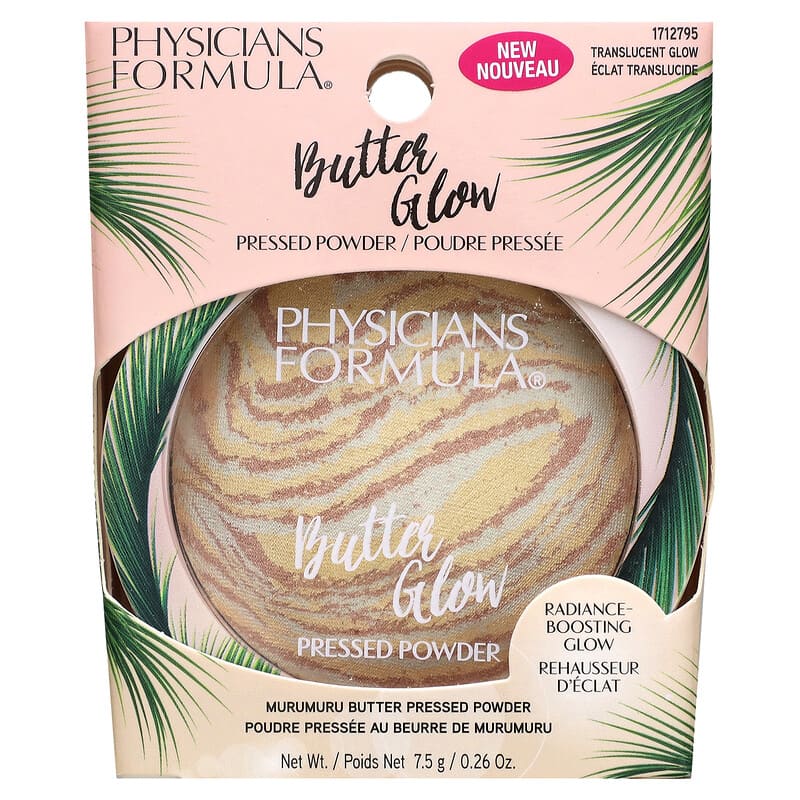 Physicians Formula, Butter Glow, Pressed Powder, Translucent Glow , 0.26 oz (7.5 g)