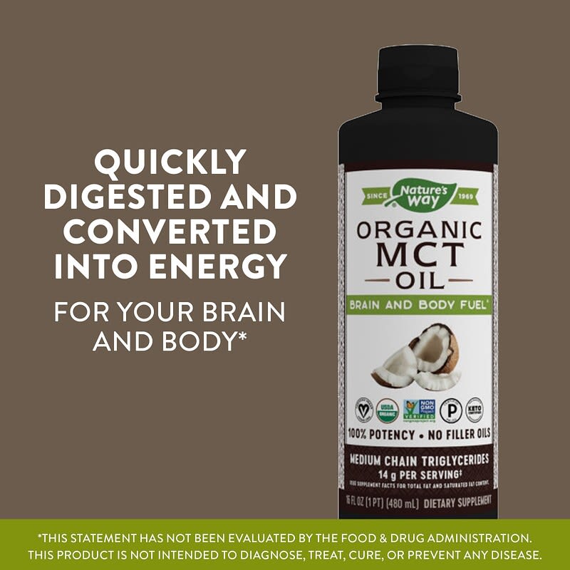 Nature's Way, Organic MCT Oil, 16 fl oz (480 ml)