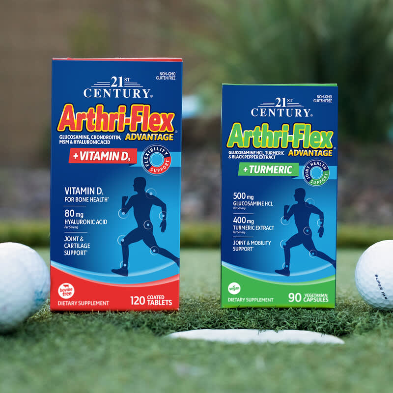 21st Century, Arthri-Flex Advantage + Vitamin D3, 120 Coated Tablets