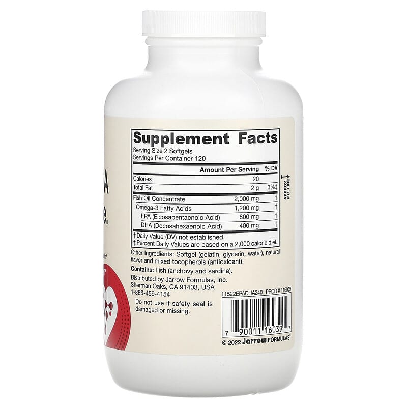 Jarrow Formulas, EPA-DHA Balance, 240 Softgels