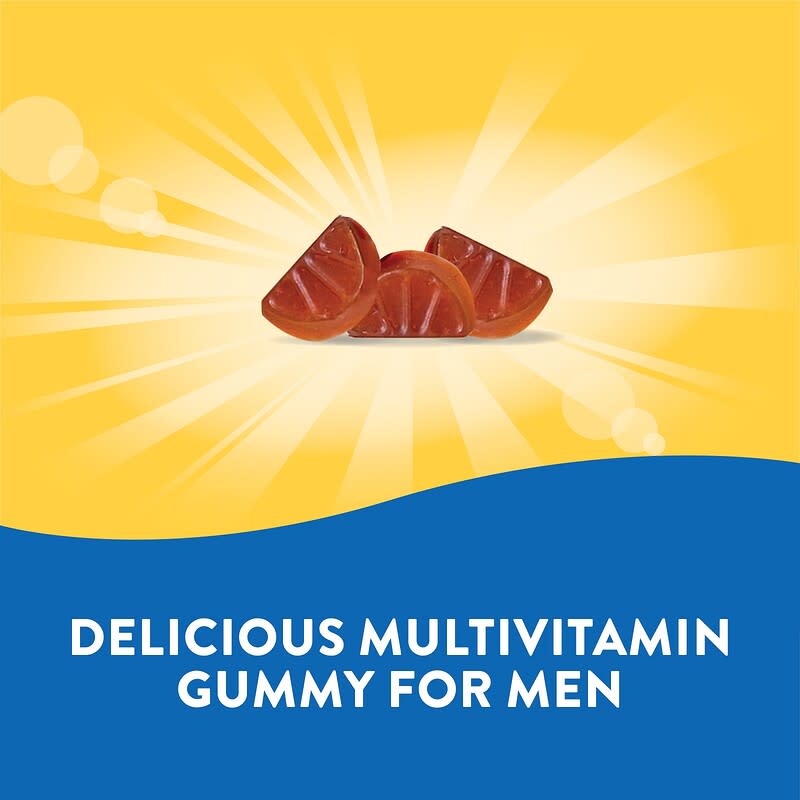 Nature's Way, Alive! Men's Premium Gummies Multivitamin, Orange, Grape & Cherry, 75 Gummies