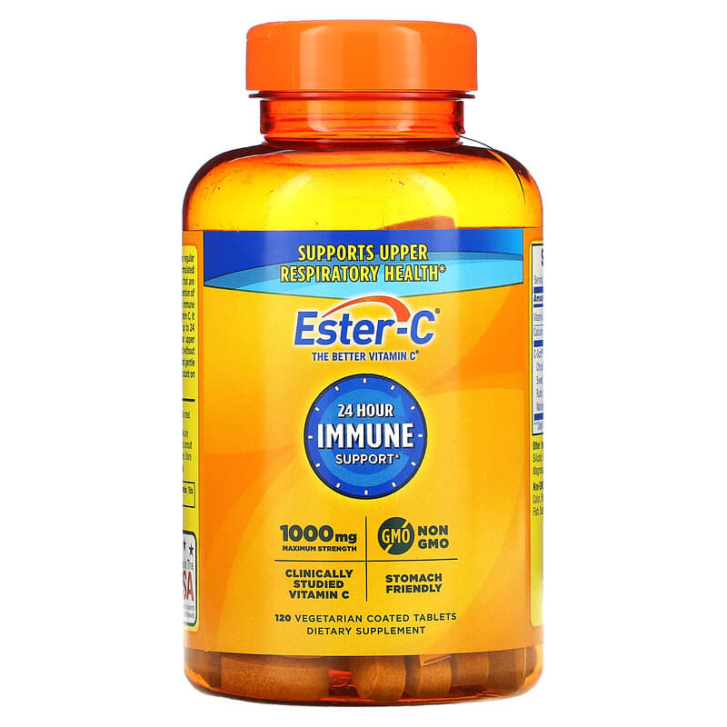 Nature's Bounty, Ester-C, Maximum Strength, 1,000 mg, 120 Vegetarian Coated Tablets