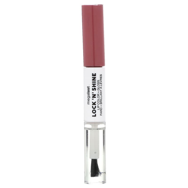 wet n wild, MegaLast, Lock 'N' Shine, Lip Color + Gloss, Pinky Promise, 0.26 fl oz (8 ml)