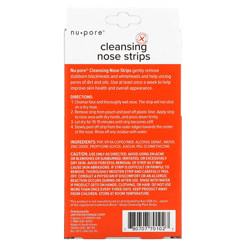 Nu-Pore, Cleansing Nose Strips, 3 Nose Strips