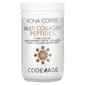 Codeage, Kona Coffee, Multi Collagen Peptides, 5 Types I, II, III, V, X, Chocolate Mocha, 14.39 oz (408 g)