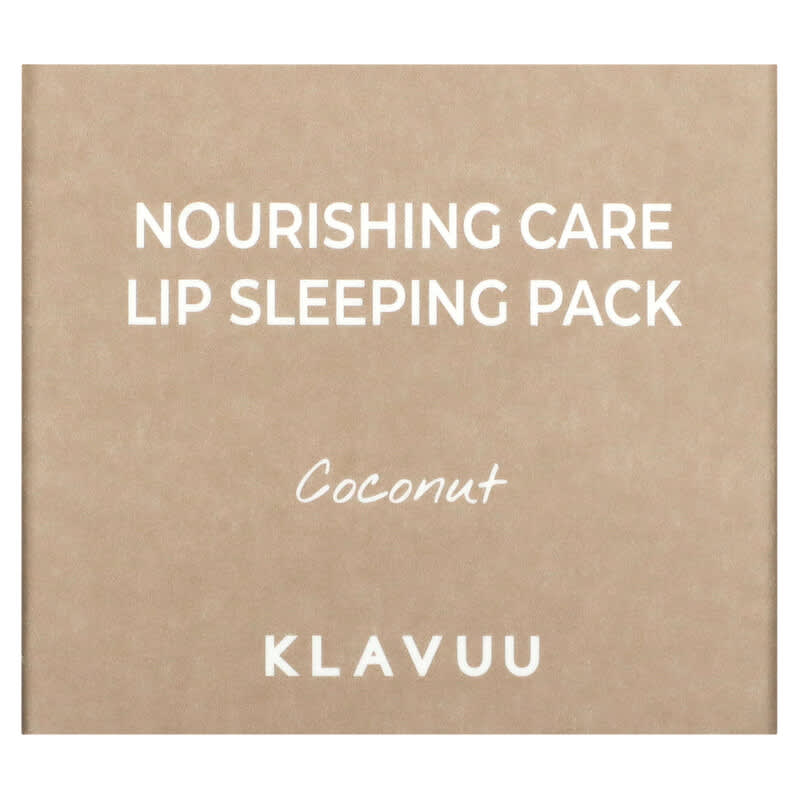 KLAVUU, Nourishing Care, Lip Sleeping Pack, Coconut, 0.70 oz (20 g)